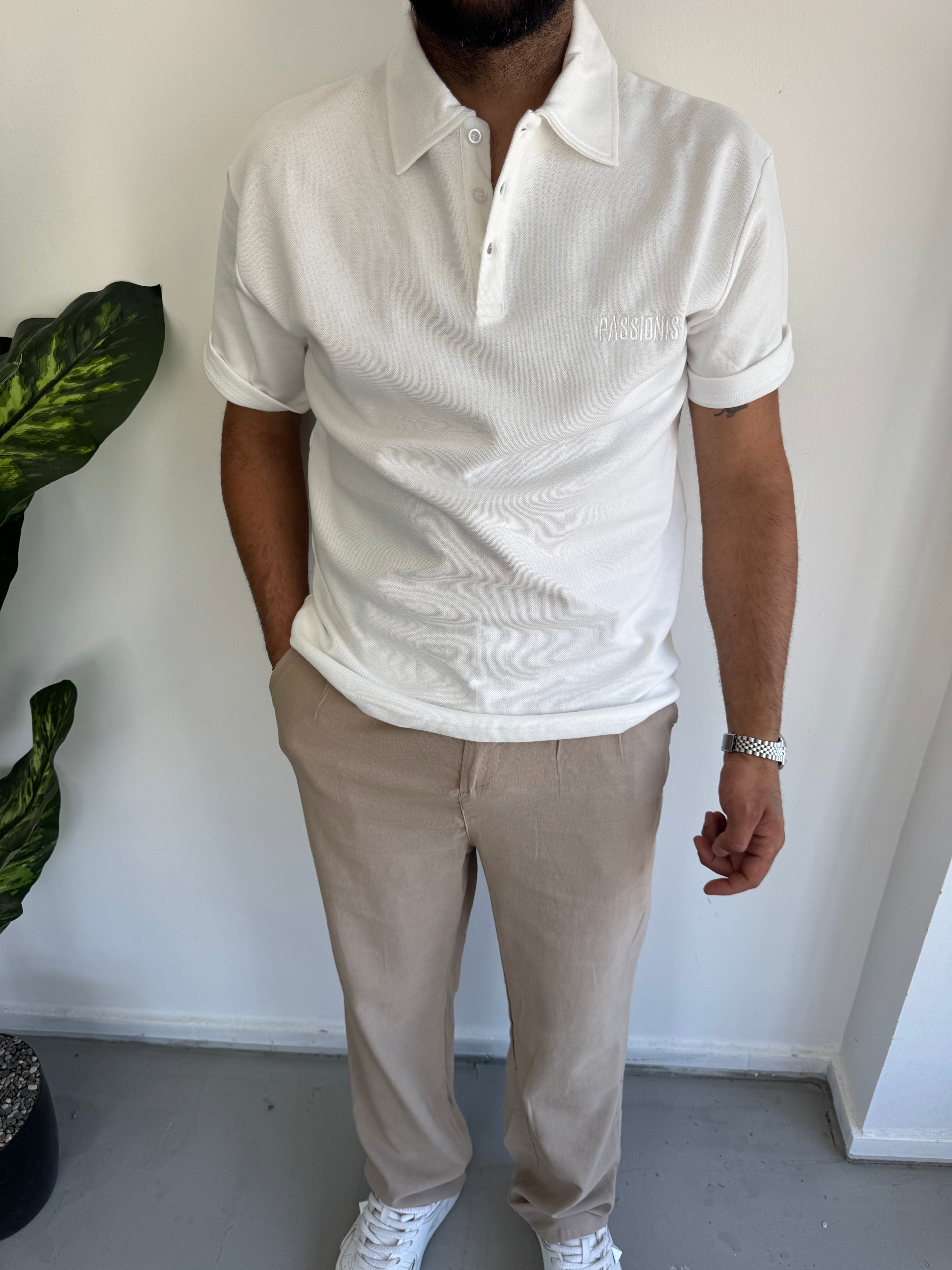 Yaka Detay T-shırt
