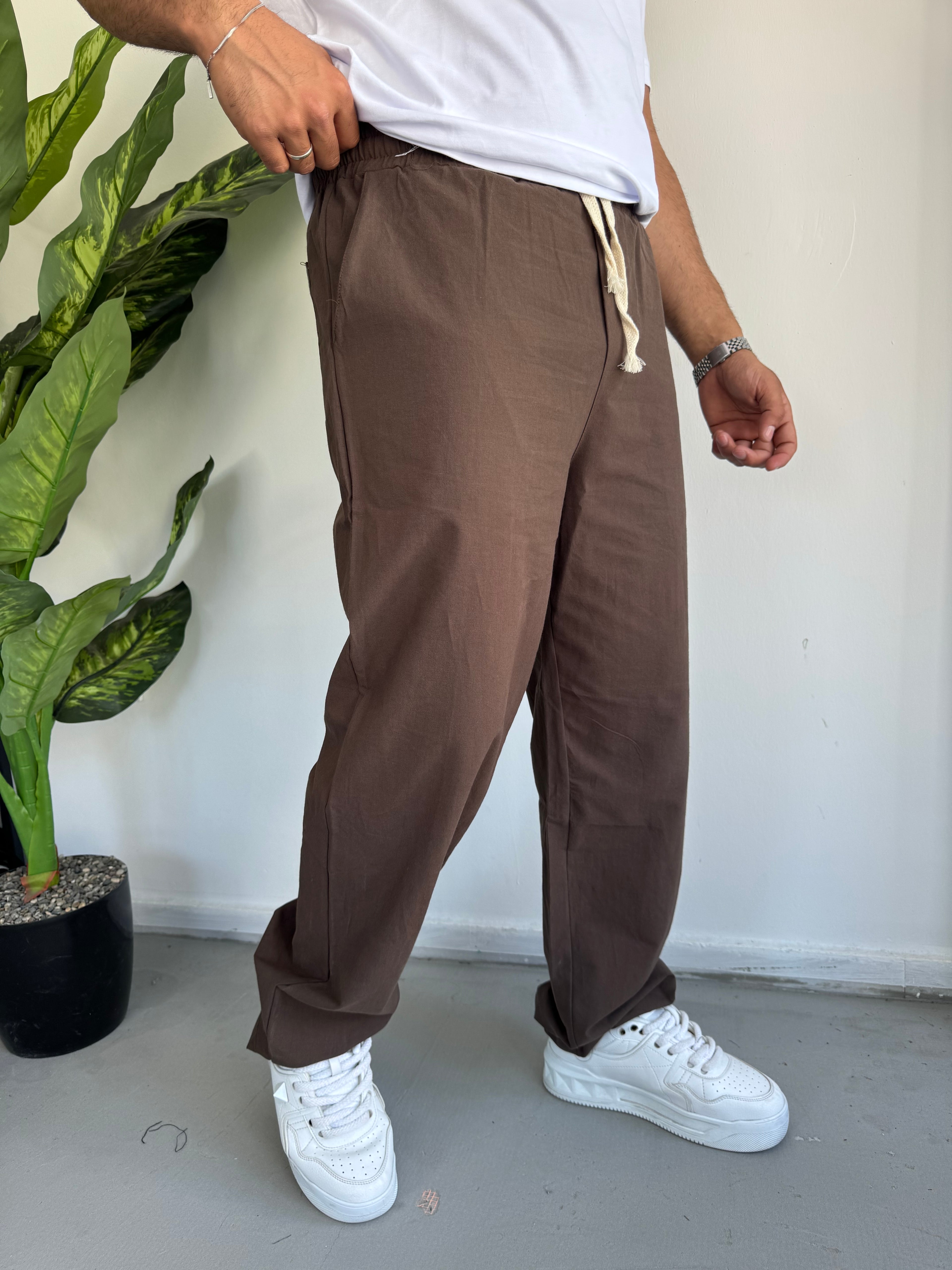 Keten Baggy Eşofman